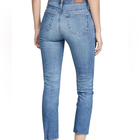 Adriano Goldschmeid Isabelle High Rise Straight Crop Jeans | Size 29 - Picture 4 of 9